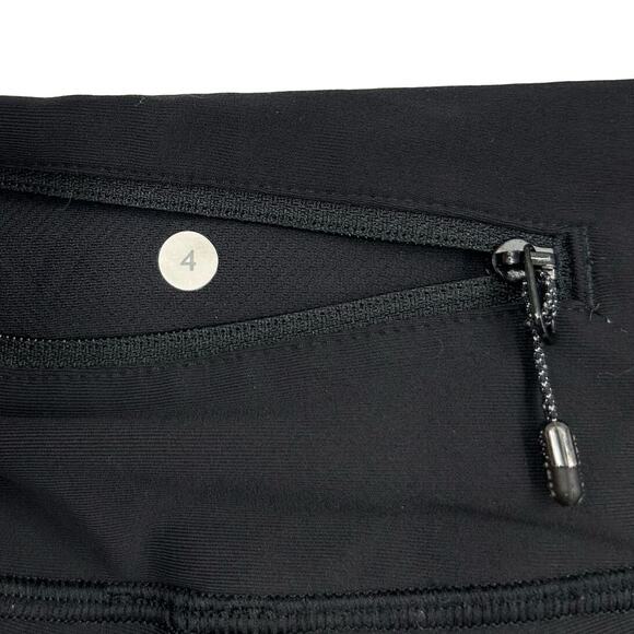 Lululemon Tight Stuff Tight II Black Size 4 Reflective Full On Luxtreme - Picture 6 of 8